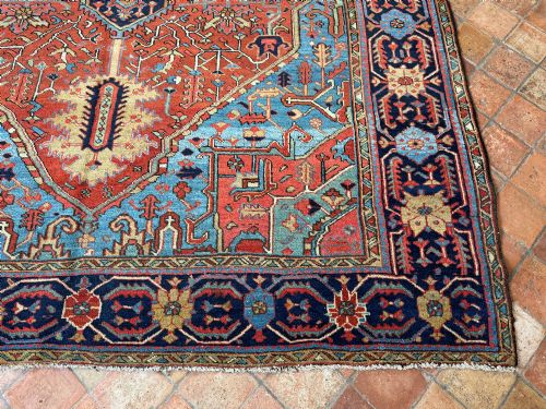 ANTIQUE HERIZ CARPET - ADDITIONAL PHOTO 9