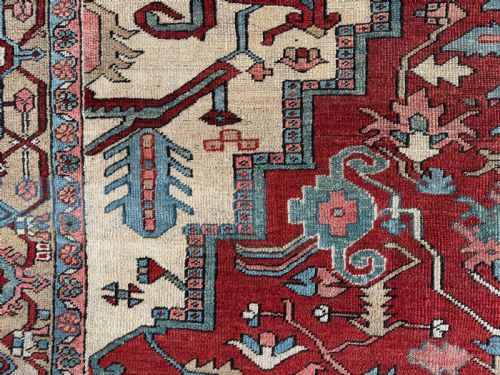 ANTIQUE SERAPI CARPET - ADDITIONAL PHOTO 10