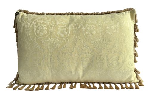 ANTIQUE AUBUSSON CUSHION - ADDITIONAL PHOTO 1