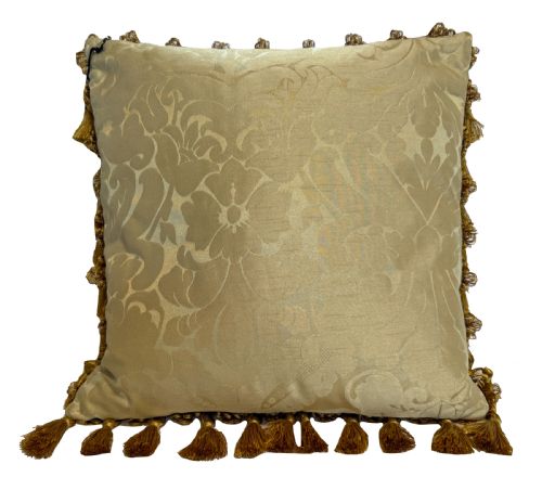 ANTIQUE AUBUSSON CUSHION - ADDITIONAL PHOTO 1