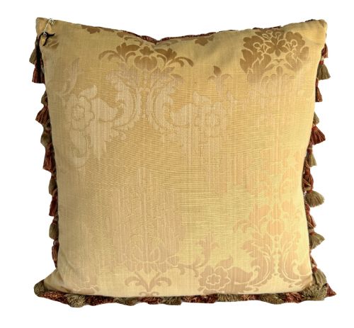 ANTIQUE AUBUSSON CUSHION - ADDITIONAL PHOTO 5