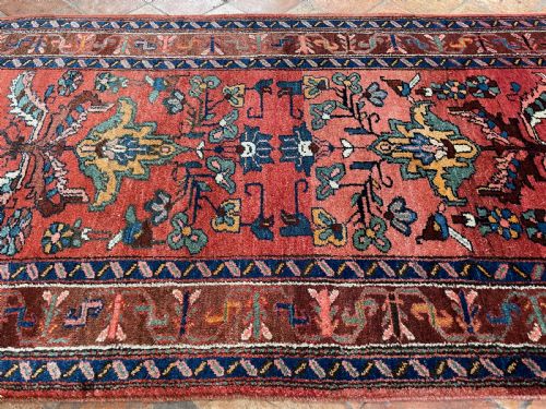 ANTIQUE HAMADAN RUG - ADDITIONAL PHOTO 2