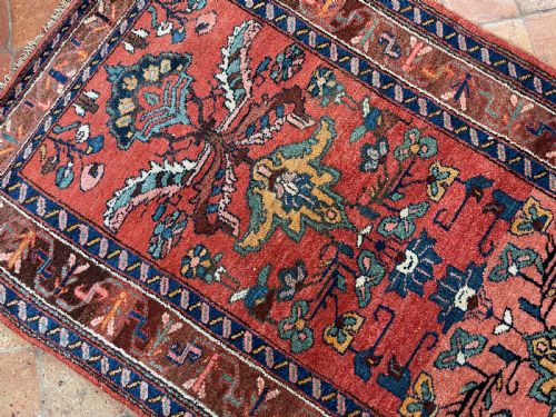 ANTIQUE HAMADAN RUG - ADDITIONAL PHOTO 3