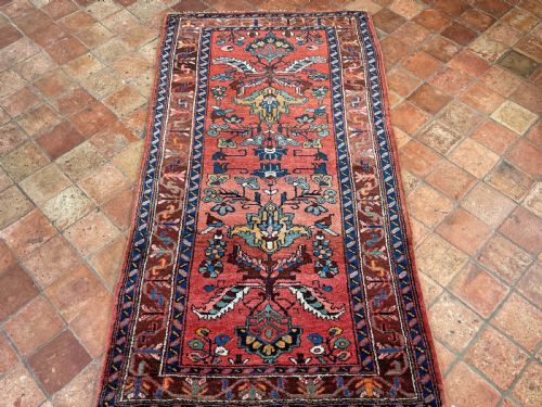 ANTIQUE HAMADAN RUG - ADDITIONAL PHOTO 5
