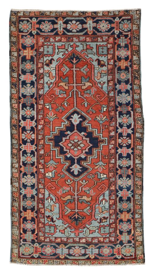 antique heriz rug - CATEGORY: ANTIQUE RUGS - DATED 1900