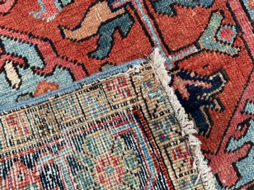 ANTIQUE HERIZ RUG - ADDITIONAL PHOTO 1