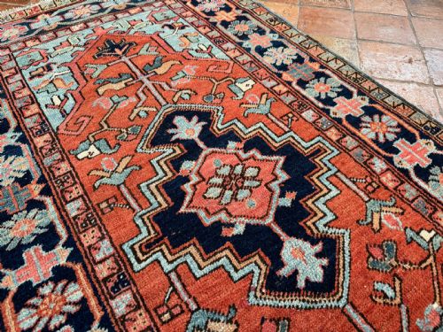 ANTIQUE HERIZ RUG - ADDITIONAL PHOTO 5