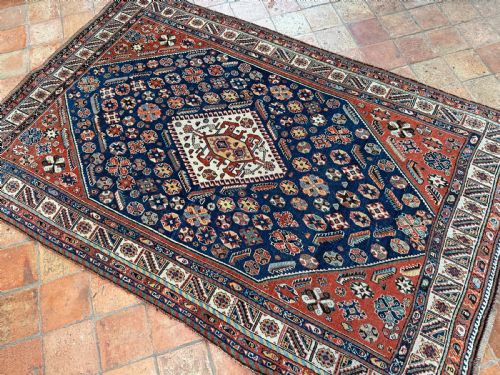 ANTIQUE QASHQAI RUG - ADDITIONAL PHOTO 1