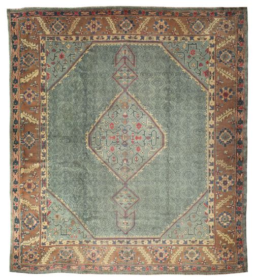antique ushak carpet - CATEGORY: ANTIQUE RUGS - DATED 1920