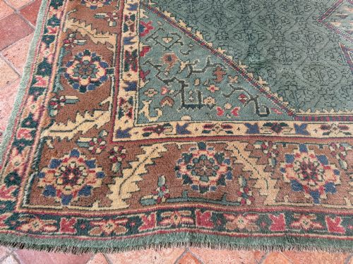 ANTIQUE USHAK CARPET - ADDITIONAL PHOTO 8
