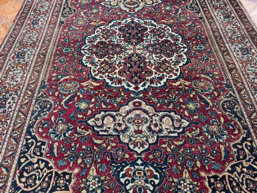 ANTIQUE ISFAHAN RUG - ADDITIONAL PHOTO 6