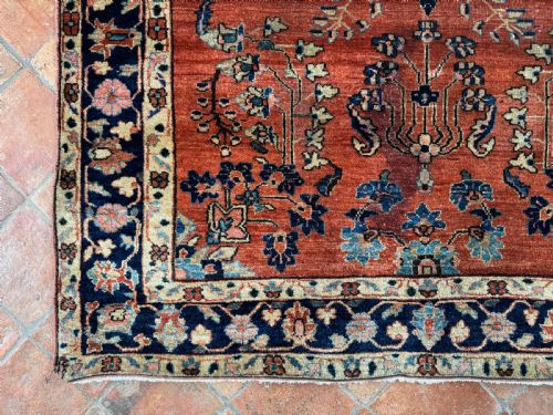 ANTIQUE SAROUK RUG - ADDITIONAL PHOTO 2