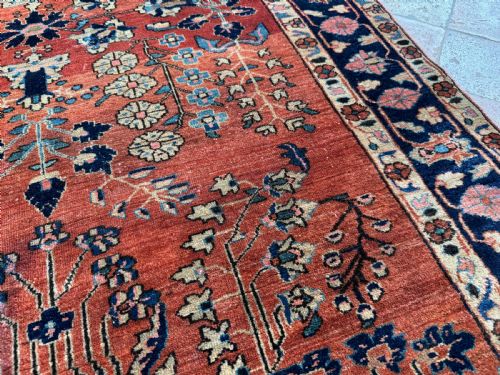 ANTIQUE SAROUK RUG - ADDITIONAL PHOTO 3