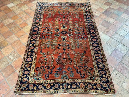 ANTIQUE SAROUK RUG - ADDITIONAL PHOTO 4