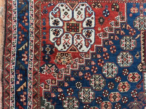 ANTIQUE SHIRAZ RUG - ADDITIONAL PHOTO 2
