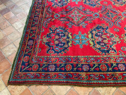 ANTIQUE USHAK CARPET - ADDITIONAL PHOTO 3