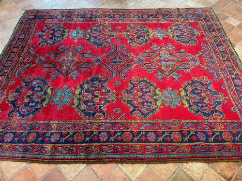 ANTIQUE USHAK CARPET - ADDITIONAL PHOTO 6