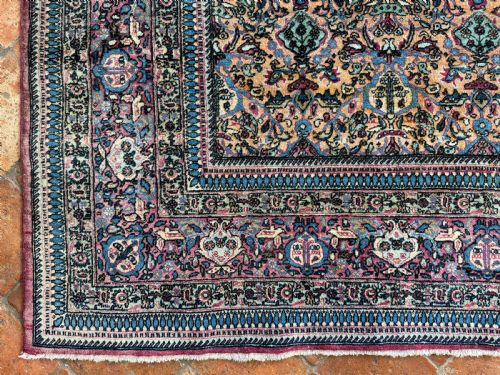 ANTIQUE TEHRAN CARPET - ADDITIONAL PHOTO 3