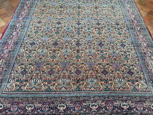ANTIQUE TEHRAN CARPET - ADDITIONAL PHOTO 7