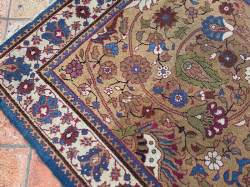 ANTIQUE AGRA RUG - ADDITIONAL PHOTO 3