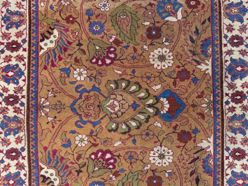 ANTIQUE AGRA RUG - ADDITIONAL PHOTO 5