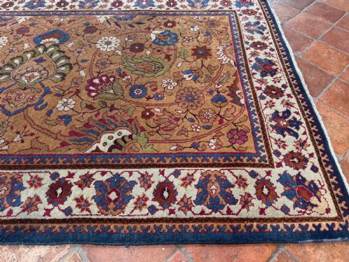 ANTIQUE AGRA RUG - ADDITIONAL PHOTO 6
