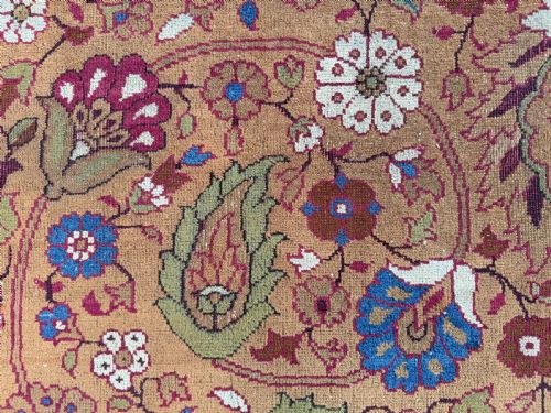 ANTIQUE AGRA RUG - ADDITIONAL PHOTO 9