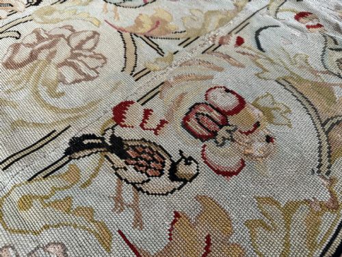 ANTIQUE ENGLISH NEEDLEPOINT - ADDITIONAL PHOTO 2