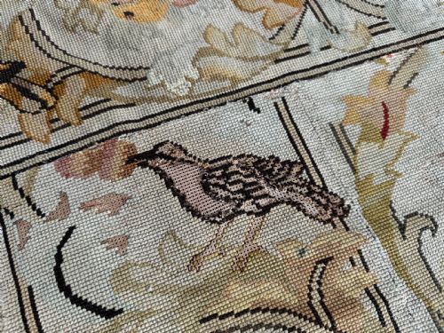 ANTIQUE ENGLISH NEEDLEPOINT - ADDITIONAL PHOTO 8
