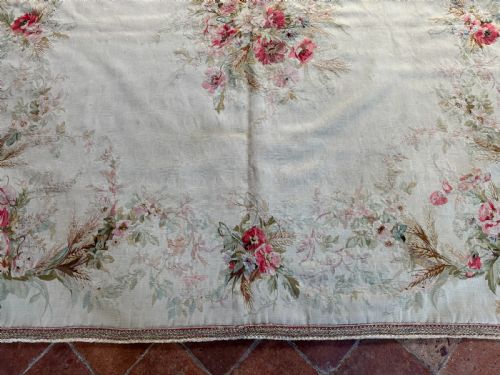 ANTIQUE AUBUSSON RUG - ADDITIONAL PHOTO 7