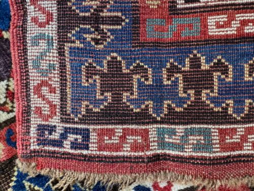 ANTIQUE KAZAK RUG - ADDITIONAL PHOTO 3