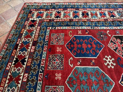 ANTIQUE KAZAK RUG - ADDITIONAL PHOTO 7