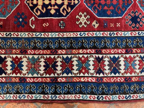 ANTIQUE KAZAK RUG - ADDITIONAL PHOTO 9