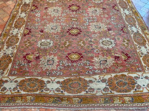 ANTIQUE USHAK CARPET - ADDITIONAL PHOTO 5