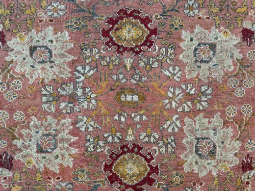 ANTIQUE USHAK CARPET - ADDITIONAL PHOTO 9