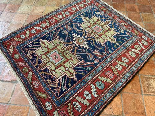 ANTIQUE KARAJA RUG - ADDITIONAL PHOTO 4