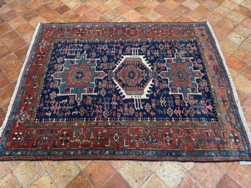ANTIQUE KARAJA RUG - ADDITIONAL PHOTO 3