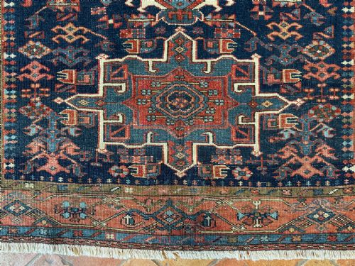 ANTIQUE KARAJA RUG - ADDITIONAL PHOTO 4