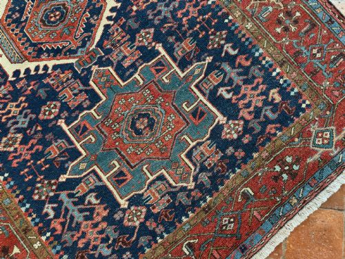 ANTIQUE KARAJA RUG - ADDITIONAL PHOTO 7