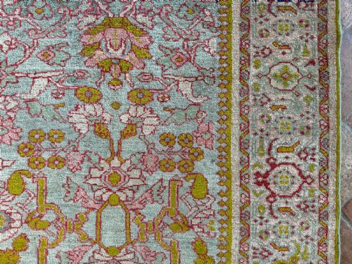 ANTIQUE ZIEGLER CARPET - ADDITIONAL PHOTO 5