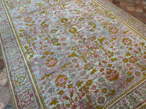 ANTIQUE ZIEGLER CARPET - ADDITIONAL PHOTO 6