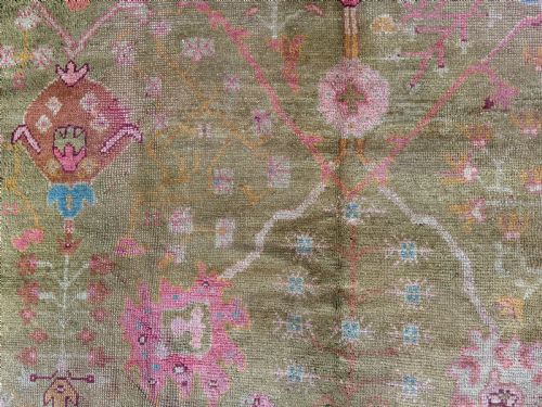 ANTIQUE USHAK CARPET - ADDITIONAL PHOTO 5