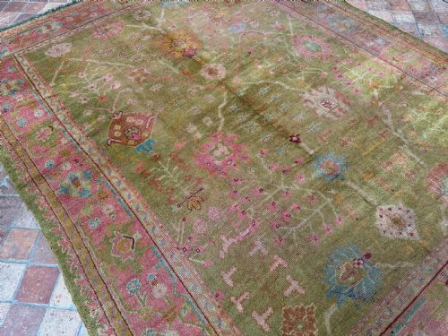 ANTIQUE USHAK CARPET - ADDITIONAL PHOTO 10