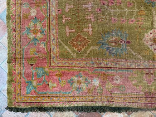 ANTIQUE USHAK CARPET - ADDITIONAL PHOTO 12