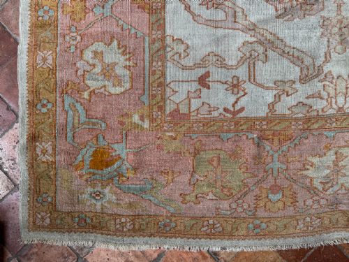 ANTIQUE USHAK CARPET - ADDITIONAL PHOTO 10