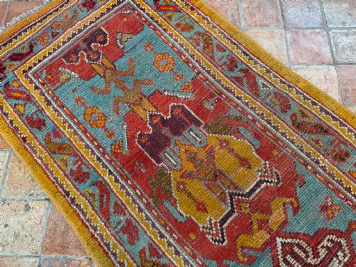 ANTIQUE USHAK RUNNER - ADDITIONAL PHOTO 3
