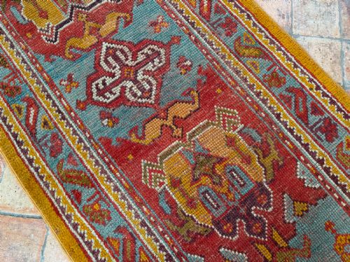 ANTIQUE USHAK RUNNER - ADDITIONAL PHOTO 5