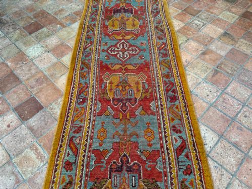ANTIQUE USHAK RUNNER - ADDITIONAL PHOTO 6