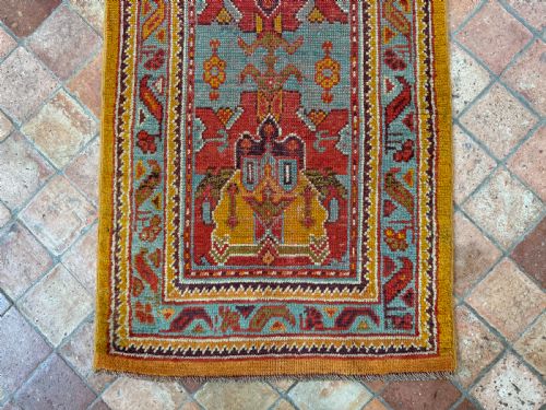 ANTIQUE USHAK RUNNER - ADDITIONAL PHOTO 7