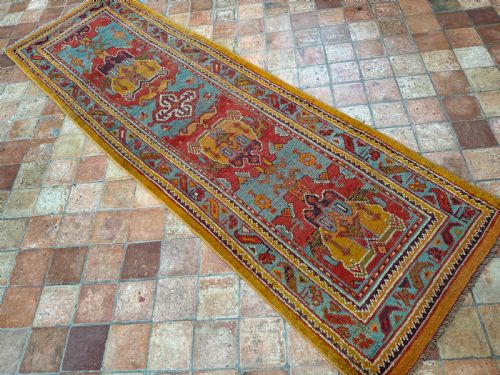 ANTIQUE USHAK RUNNER - ADDITIONAL PHOTO 8